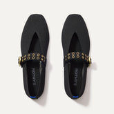 The Max Buckle Mary Jane - Black