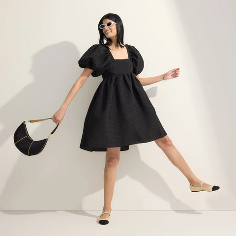 The Square Mary Jane - Cream Captoe