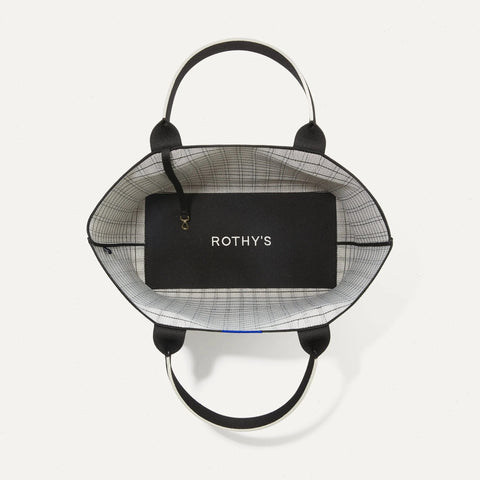 The Lightweight Tote - White Windowpane