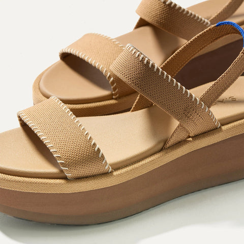 The Lightweight Wedge Sandal - Wren Whipstitch