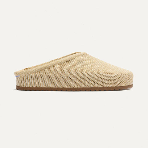 The Casual Clog - Pelican Raffia-Knit