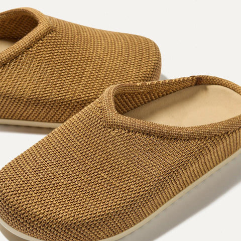 The Casual Clog - Wheat Raffia-Knit