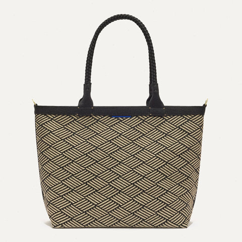 The Lightweight Zip Tote - Polar Zig Zag