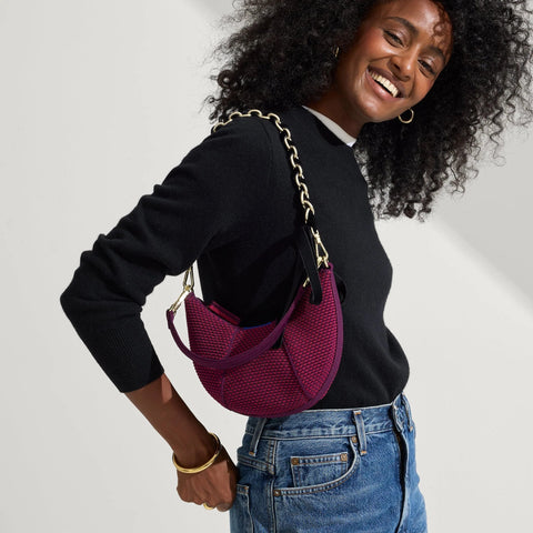 The Shoulder Strap - Velvet Black Chain