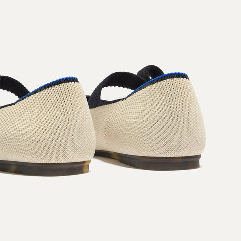 The Kids Tux Bow Mary Jane - Ivory