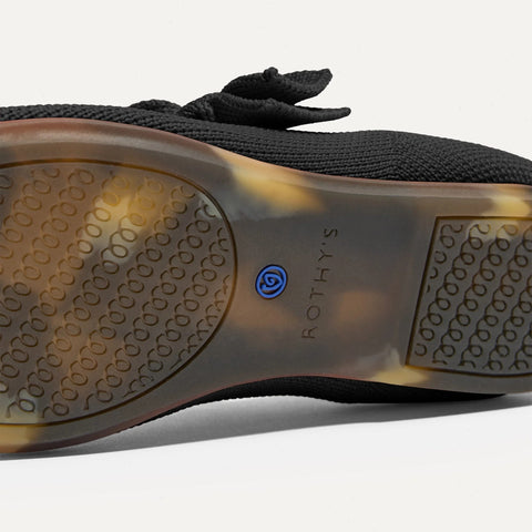 The Kids Tux Bow Mary Jane - Black